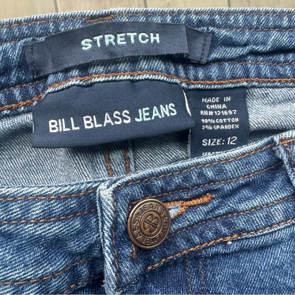 Bill Blass Stretch Denim Jeans in Blue